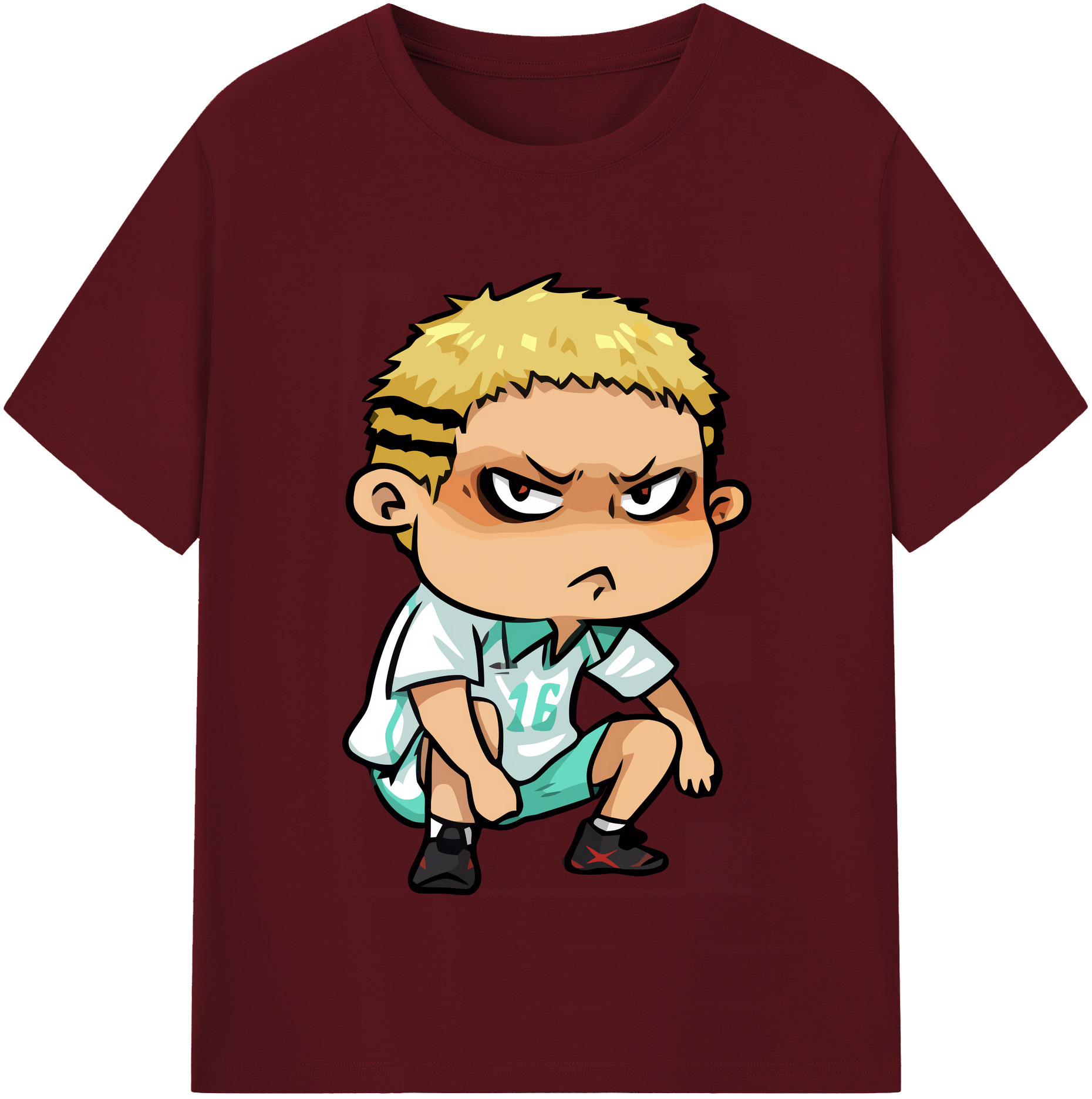 （画像用） ハイキュー!! Haikyu!! 綿100％半袖Tシャツ（フロントプリント）